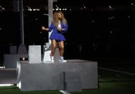 Serena Williams performing during the Super Bowl LIX halftime show (Source: Getty)